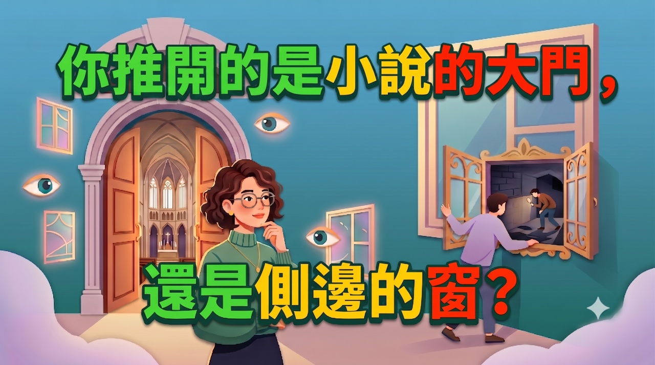 小說不知從何下筆?你推開的是大門,還是側邊的窗? - 第3張圖 小說不知從何下筆?你推開的是大門,還是側邊的窗?